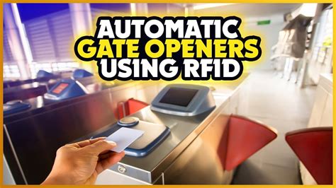 rfid gate opener sticker|rfid entry gate readers.